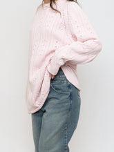 Load image into Gallery viewer, Vintage x Made in Hong Kong x Pale Pink Cotton Knit Sweater (XS-L)