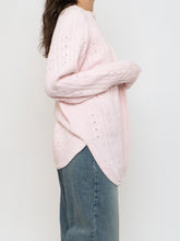 Load image into Gallery viewer, Vintage x Made in Hong Kong x Pale Pink Cotton Knit Sweater (XS-L)