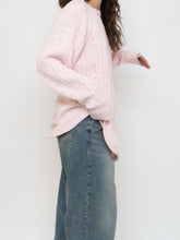 Load image into Gallery viewer, Vintage x Made in Hong Kong x Pale Pink Cotton Knit Sweater (XS-L)