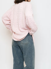 Load image into Gallery viewer, Vintage x Made in Hong Kong x Pale Pink Cotton Knit Sweater (XS-L)