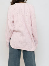 Load image into Gallery viewer, Vintage x Made in Hong Kong x Pale Pink Cotton Knit Sweater (XS-L)