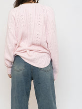 Load image into Gallery viewer, Vintage x Made in Hong Kong x Pale Pink Cotton Knit Sweater (XS-L)