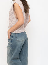 Load image into Gallery viewer, OAK + FORT x Beige Cropped Sweater Vest (S-L)