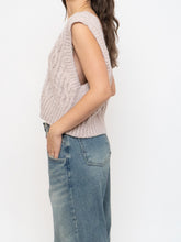 Load image into Gallery viewer, OAK + FORT x Beige Cropped Sweater Vest (S-L)