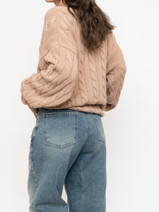 TNA x Brown & Beige Cotton Knit Sweater (XS-L)
