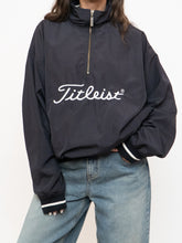Load image into Gallery viewer, Vintage x Made in Hong Kong x TITLIEST Black Nylon Quarterzip (XS-L)