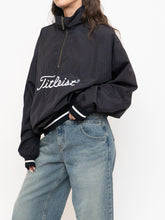 Load image into Gallery viewer, Vintage x Made in Hong Kong x TITLIEST Black Nylon Quarterzip (XS-L)