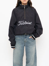 Load image into Gallery viewer, Vintage x Made in Hong Kong x TITLIEST Black Nylon Quarterzip (XS-L)