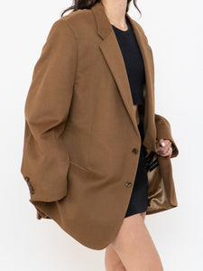 Vintage x Caramel Cashmere Oversized Blazer (S-L)
