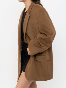 Vintage x Caramel Cashmere Oversized Blazer (S-L)