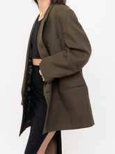 Load image into Gallery viewer, Vintage x Made in Mexico x Deep Brown Plaid Wool Blazer (S-L)