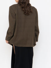 Load image into Gallery viewer, Vintage x Made in Mexico x Deep Brown Plaid Wool Blazer (S-L)