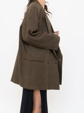 Load image into Gallery viewer, Vintage x Made in Mexico x Deep Brown Plaid Wool Blazer (S-L)