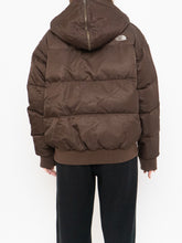 Load image into Gallery viewer, THE NORTH FACE x Brown Hooded 550-Fill Down Puffer Jacket (S-L)