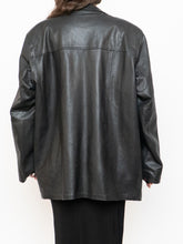 Load image into Gallery viewer, Vintage x Made in Ethiopia x Black Butter Leather Blazer (S-L)