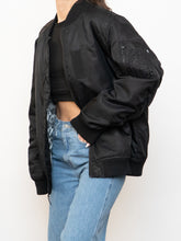 Load image into Gallery viewer, STUSSY x Black Two-Tone Insulated Bomber Jacket (S-L)