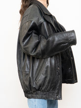 Load image into Gallery viewer, Vintage x Double-Collared Leather Jacket (M-XL)