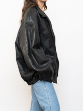 Load image into Gallery viewer, Vintage x Made in Canada x Black Pebble Leather Bomber (S-XL)