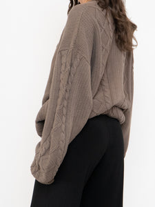 Vintage x Brown Cotton Cozy Knit Sweater (XS-L)