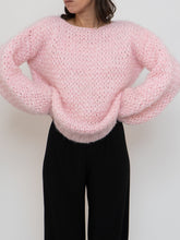 Load image into Gallery viewer, Vintage x Handmade Baby Pink Chunky Knit Sweater (XS-L)
