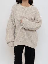Load image into Gallery viewer, Vintage x Made in USA x Oatmeal Cotton Knit Sweater (XS-XL)
