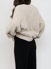 Load image into Gallery viewer, Vintage x Made in USA x Oatmeal Cotton Knit Sweater (XS-XL)