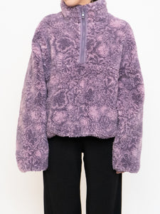 TNA x Purple Half-Zip Cozy Fleece (XS-L)