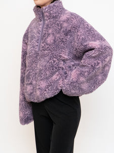 TNA x Purple Half-Zip Cozy Fleece (XS-L)