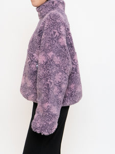 TNA x Purple Half-Zip Cozy Fleece (XS-L)
