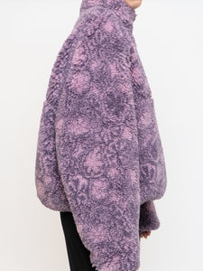 TNA x Purple Half-Zip Cozy Fleece (XS-L)