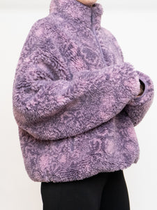 TNA x Purple Half-Zip Cozy Fleece (XS-L)