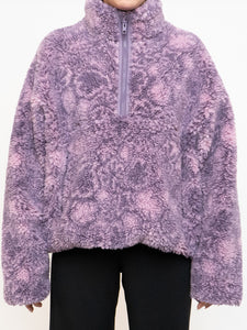TNA x Purple Half-Zip Cozy Fleece (XS-L)