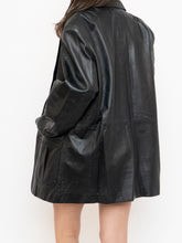 Load image into Gallery viewer, Vintage x Black Leather Blazer (S-L)