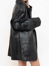 Load image into Gallery viewer, Vintage x Black Leather Blazer (S-L)