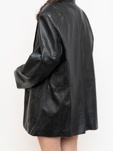 Load image into Gallery viewer, Vintage x Black Leather Blazer (S-L)