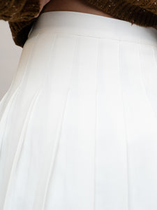 Deadstock x Modern White Pleated Mini Skort (XXS, XS)