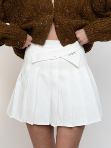 Deadstock x Modern White Pleated Mini Skort (XXS, XS)