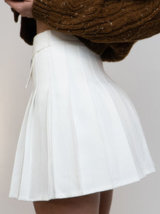Deadstock x Modern White Pleated Mini Skort (XXS, XS)