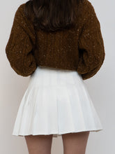 Load image into Gallery viewer, Deadstock x Modern White Pleated Mini Skort (XXS, XS)