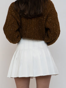 Deadstock x Modern White Pleated Mini Skort (XXS, XS)