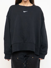 Load image into Gallery viewer, NIKE x Black, White Cropped Crewneck (S-2XL)