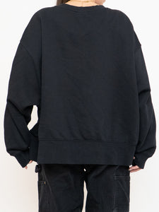 NIKE x Black, White Cropped Crewneck (S-2XL)