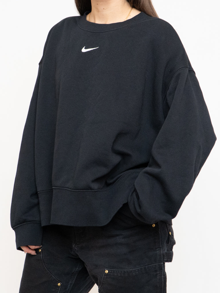 NIKE x Black, White Cropped Crewneck (S-2XL)