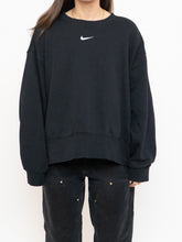 Load image into Gallery viewer, NIKE x Black, White Cropped Crewneck (S-2XL)