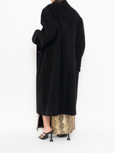 Load image into Gallery viewer, Vintage x Black Wool-Blend Long Blazer Coat (S-XL)