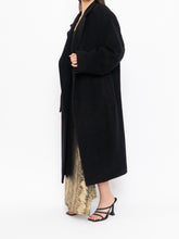 Load image into Gallery viewer, Vintage x Black Wool-Blend Long Blazer Coat (S-XL)
