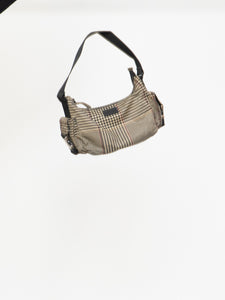 Vintage x RALPH LAUREN Houndstooth Nylon Buckled Purse