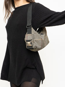 Vintage x RALPH LAUREN Houndstooth Nylon Buckled Purse