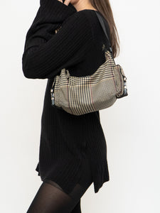 Vintage x RALPH LAUREN Houndstooth Nylon Buckled Purse