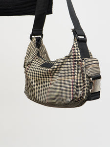 Vintage x RALPH LAUREN Houndstooth Nylon Buckled Purse